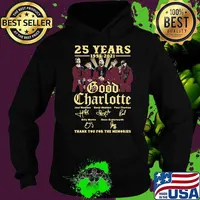 25 Years 1996 2021 Good Charlotte Thank You For The Memories Signature Shirt Hoodie