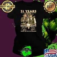 31 Years 1990 2021 Brooks And Dunn Signatures Thank You For The Memories T Ladies tee