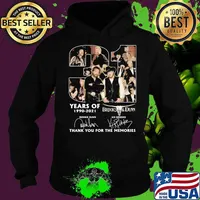31 Years Of 1990 2021 Brooks And Dunn Thank You For The Memories Signature Shirt Hoodie