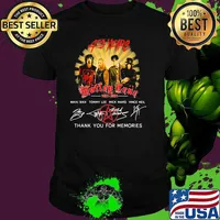 40 Years Motley Crue 1981 2021 Thank You For The Memories Signature Shirt