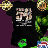 53 Years Of 1963 2021 Olivia Thank You For The Memories Signature Shirt Ladies tee
