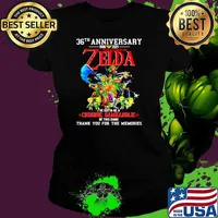 36th Anniversary 1986 2021 Zelda Gotta Be A Chronic Gameholic Of This Game Thank You For The Memories Shirt Ladies tee