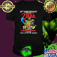 36th Anniversary 1986 2021 Zelda Gotta Be A Chronic Gameholic Of This Game Thank You For The Memories Shirt