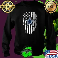 Dallas Fan Football Love CowBoys Best Father's Day American Flag Shirt Sweater