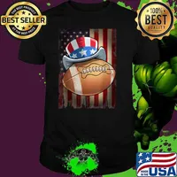 Football 4th of July Funny Men Women Gift Shirt