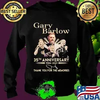Gary Barlow 35th Anniversary 1986 2021 Thank You For The Memories Signature Shirt Sweater