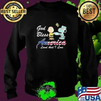 God Bless American Land That I Love Snnopy And Charlie Covid 19 Shirt Sweater