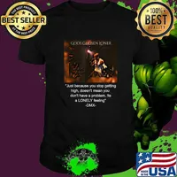 Gods Chosen Loner Quote Jutst Because You Stop Getting High Doent Mean You Dont Have A problem Its a lonely feeling DMX Signature Shirt