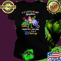 I Googled My Symptoms Turned Out I Just Need To Go To Disney Peter Pan Movie Shirt Ladies tee