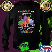 I Googled My Symptoms Turns Out I Just Need To Go To Disney Lion King Shirt Sweater
