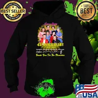 Laverme And Shirley 45th Anniversary 1976 2021 Thank You For The Memories Signature Shirt Hoodie