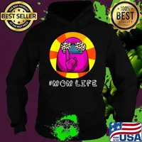 Mom Life Among Us Sunglasses Leopard Mother's Day Shirt Hoodie