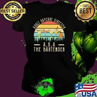 Official Adult Daycare Director AKA The Bartender Shirt Ladies tee