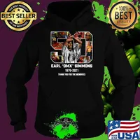 Rip D.M.X. Earl DMX Simmons 1970 2021 thank you for the memories signature Hoodie