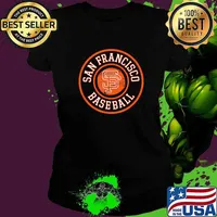 San Francisco Baseball SF The City Badge Giant Shirt Ladies tee