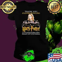 Thank You Joanne Rowling Harry Potter 23rd Anniversary 1997 2020 Signature Shirt Ladies tee