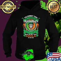 The Dumbest Thing You Can Possibly Do Irish Man And He Will Do It With A Smile On His Face Skull Shirt Hoodie
