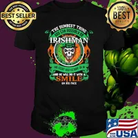 The Dumbest Thing You Can Possibly Do Irish Man And He Will Do It With A Smile On His Face Skull Shirt