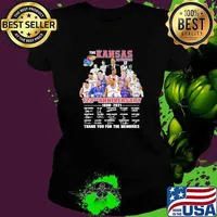 The Kansas Jayhawks 123rd Anniversary 1890 2021 Thank You For The Memories Signature Ladies tee