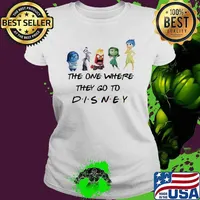 The One Where They Go To Disney Inside Out Movie Shirt Ladies tee