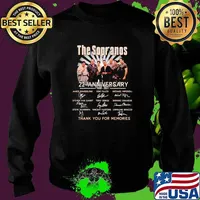 The Sopranos 22th Anniversary 1999 2021 Thank You For The Memories Signature Shirt Sweater