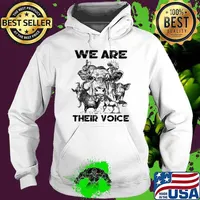 We Are Their Voice Cow Shirt Hoodie