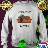 Weekend At Bernie’s Old Man And Baby Yoda Wear Mask Covid Shirt Sweater