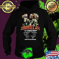 Zombieland 12th Anniversary 2009 2021 Thank You For The Memories Signature Shirt Hoodie