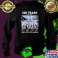 120 years 1901 2021 the yankees thank you for the memories signature Sweater