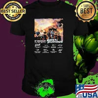 20th anniversary 2001 2021 Fast and Furious signature shirt