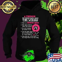 5 Things You Should KNow About This Woman She Is A Horse Mom Flower Hoodie