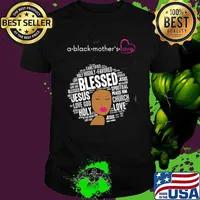 A Black Mother Blessed Black Queen Shirt