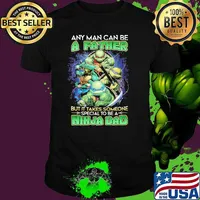 Any Man Can Be A father But It Takes Someone special to be a Ninja Dad Shirt