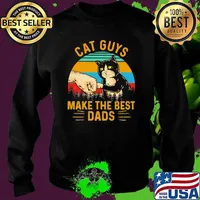 Cat Guys Make The Best Dads Vintage Shirt Sweater