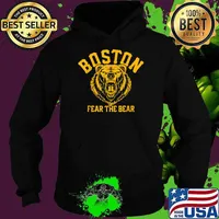 Fear The Bear Hockey Beware of Boston Gameday Bruin Shirt Hoodie