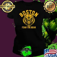 Fear The Bear Hockey Beware of Boston Gameday Bruin Shirt Ladies tee