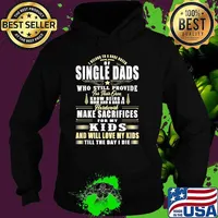 I belong to a rare breed of Single Dads Make sacrifice for my kids and will love my minds till the day i die Shirt Hoodie