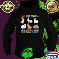 I Got More Rabbits And No One Notice Because I Have Too Many To Count Shirt Hoodie