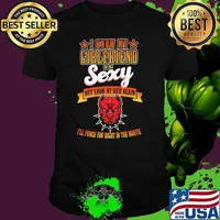 I Know My Girlfriend Is Sexy But Look At Her Again I'll Punch You Right In The Mouth Dog shirt