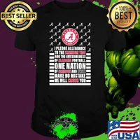 I pledge allegiance to the crimson tide and the awesomeness of alabama football shirt