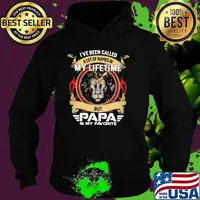 Lion I've Been Called A Lot Of Names In My Lifetime But Papa Is My Favorite Hoodie