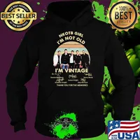 Nkotb Girl Im Not Old I’m Vintage Thank You For The Memories Signature Shirt Hoodie