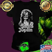 Official Janis Arts Joplin Smile Shirt Ladies tee