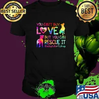 Pitbull - you can't buy love but you can rescue it shirt