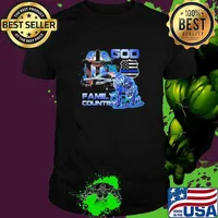 Police God Family And Country American Flag Hologram Shirt
