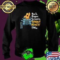 Rock Paper Scissor Throat Punch I Win Duck Jeep Shirt Sweater