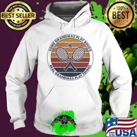 Some Grandmas Play Bingo Real Grandmas Play Tennis Vintage Shirt Hoodie