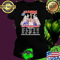 The Kansas City Jauhawks 123rd Anniversary 1898 2021 Thank You For The Memories Signature Shirt Ladies tee