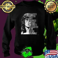 The rolling stones quote pleased to meet you hope you guess my name but whats puzzing you is the anture of my game Sweater