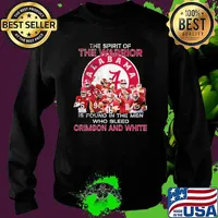The spirit of the warrior is found in the men who bleed crimson and white Sweater